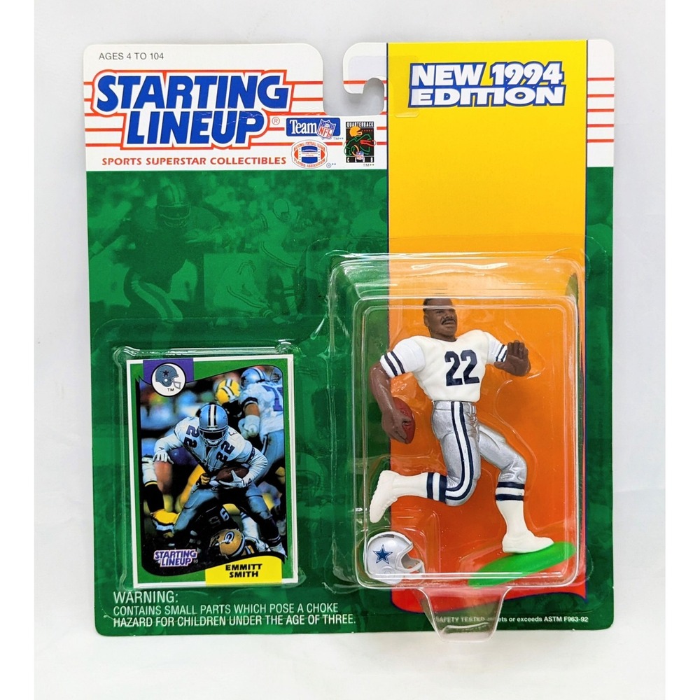 1994 Starting Lineup Emmitt Smith Dallas Cowboys Football Figure